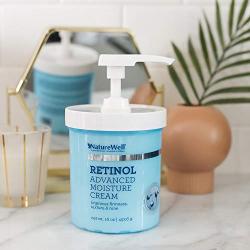 NatureWell Retinol Advanced Moisture Cream for Face & Body, 16 oz. | Clinical | Improves Firmness, Tone & Texture