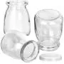 Glasbehälter, KAMOTA 40er Pack 4 oz Klare Joghurtgläser mit PE-Deckeln, Glass Puddinggläser Joghurtgläser Ideal für Marmelade, Honig, Hochzeitsschuhe, Duschschuhe, Babybrei (150ml)