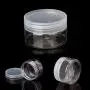Bocaux en PET Transparent 6,8cm OD avec Couvercle Transparent pour Stockage Alimentaire XISAOK Bocaux en PET Transparent 6,8cm OD avec Couvercle Transparent pour Stockage Alimentaire XISAOK