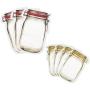PROGLEAM Storage & Organization, Food Storage Preserving Bag Mason Bottle Jars Children Biscuit Snack Container, L