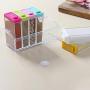 1pcs Spice Jar Seasoning Box 6Pcs/Set Kitchen Spice Storage Bottle Jars Transparent PP Salt Pepper Cumin Powder Box Tool