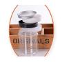 6Pcs 180ml Clear Round Plastic Jars with Golden Aluminium Lid - Empty Cosmetic Containers Bottle Case Pot for Storage Food Sample Lotion Facial Cream Mask Ointment Tea Pill
