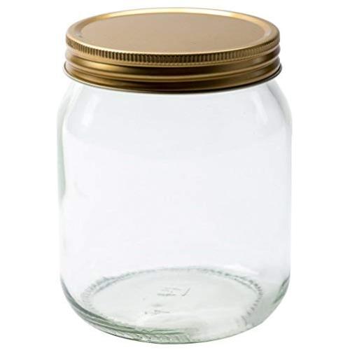 Nutleys 454 ml Round Glass Honey Jar (6-Piece)