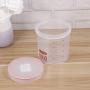 UPKOCH 1000ML Clear Moistureproof Cans Plastic Sealed Storage Canister Food Storage Containers for Snack Spice Grain Cereals