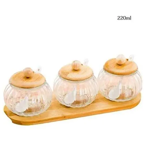 TNKML Ceramic Cruet Set Seasoning Rack And Seasoning Jar Seasoning Pepper Bottle Storage Box Pepper Salt Container And Spoon Spice Container Light Green