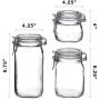 Bormioli Rocco Fido Canning Jar, Set of 3 (17.5 oz,33.75 oz,50.75 oz.)