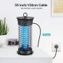 Sahara Sailor Bug Zapper, Full Metal Housing Mosquito Zapper Killer for Outdoor Indoor, Rainproof Mosquito Killer for Kitchen, Bedroom, Backyard