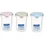 Hemoton Plastic Storage Jars with Lids,Clear Canister Food Storage containers canister set for dry flour Cereal Coffee Sugar Rice Snacks(3pcs 1500ml) Hemoton Plastic Storage Jars with Lids,Clear Canister Food Storage containers canister set for dry flour Cereal Coffee Sugar Rice Snacks(3pcs 1500ml)