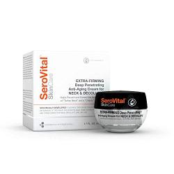 SeroVital SkinCare Extra-Firming Deep Penetrating Anti-Aging Cream for Neck & Décolleté. 1.7 Fluid Ounces