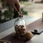 TNKML Transparent Glass Spice Jar Storage Jar Creative Storage Bottle Home Decoration Food Container Kitchen Supplies Spice Container Sugar Bowl Salt Shaker-A TNKML Transparent Glass Spice Jar Storage Jar Creative Storage Bottle Home Decoration Food Container Kitchen Supplies Spice Container Sugar Bowl Salt Shaker-A