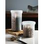 Lock n Lock Food Storage Jar Containers 70 oz Plastic Jars with Lids 2L/70 oz