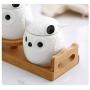 Mini Spice Jars Nordic kitchen supplies creative seal ceramic seasoning jar set