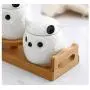 Mini Spice Jars Nordic kitchen supplies creative seal ceramic seasoning jar set
