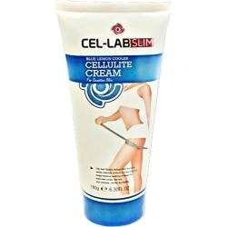 Cel-Lab Slim Blue Lemon Cooler Cellulite Cream for Sensitive Skin 6.3 Fl. Oz.