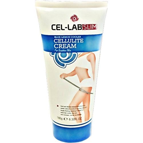 Cel-Lab Slim Blue Lemon Cooler Cellulite Cream for Sensitive Skin 6.3 Fl. Oz.