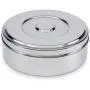 Zinel Spice Box/Masala Dabba with 7 Comparments and 2 Stainless Steel Lids, Silver, 24 cm Zinel Spice Box/Masala Dabba with 7 Comparments and 2 Stainless Steel Lids, Silver, 24 cm