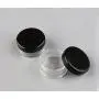 50PCS Transparent Plastic Travel Cosmetic Sample Vial Packing Bottles with Black Screw Cap-Empty Jars Small Round Holder Face Cream Lip Balm Lotion Storage Container Jar Pot DIY Beauty Tool (5G) 50PCS Transparent Plastic Travel Cosmetic Sample Vial Packing Bottles with Black Screw Cap-Empty Jars Small Round Holder Face Cream Lip Balm Lotion Storage Container Jar Pot DIY Beauty Tool (5G)