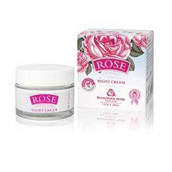 ROSE Night Cream - with natural rose oil, 50ml