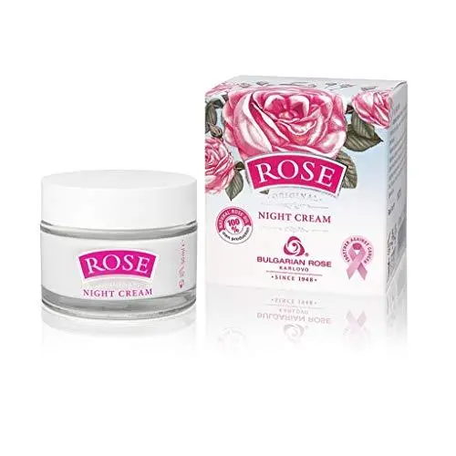 ROSE Night Cream - with natural rose oil, 50ml