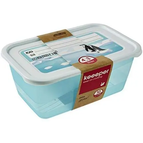 keeeper Freeze Food Box Mia Polar 4,3L Rectangle in Blue, Polypropylene 29 x 19 x 12 cm keeeper Freeze Food Box Mia Polar 4,3L Rectangle in Blue, Polypropylene 29 x 19 x 12 cm