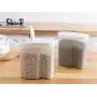 Mini Gewürzgläser, verschlossene Dosen, Müsli, Lagertanks, Kunststoff-Küchen-Aufbewahrungsboxen