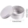 BENECREAT 12 Pack 2.7 OZ Tin Cans Screw Top Round Aluminum Cans Screw Lid Containers - Great for Store Spices, Candies, Tea or Gift Giving (Platinum) BENECREAT 12 Pack 2.7 OZ Tin Cans Screw Top Round Aluminum Cans Screw Lid Containers - Great for Store Spices, Candies, Tea or Gift Giving (Platinum)