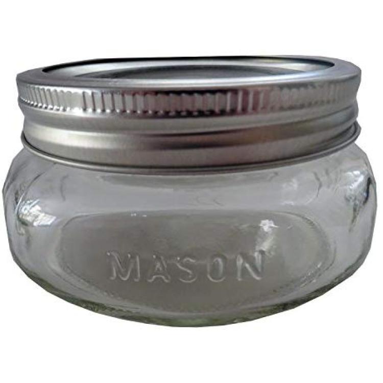 Ball® Wide Mouth Glass Canning Jars - 8 oz