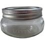 Mason Ball Jar-8 oz. Wide Mouth Squatty Collection Elite Series-Set of 4