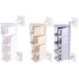 Spice & Pepper Shakers - Multi Tier 360 Degree Rotating Wall Mount Spice Rack Seasoning Storage Box Jars Organizer Condiment - & Spice Pepper Shakers