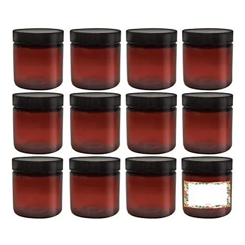 Bouteilles en verre ambrant de 240 ml avec couvercles, Pack de 12, Réutilisables, Sans BPA, Fabriqué aux États-Unis, 12 Étiquettes, Idéales pour la Cuisine, Cosmétiques, Lotion, Produits de Soin Personnel, etc. Bouteilles en verre ambrant de 240 ml avec couvercles, Pack de 12, Réutilisables, Sans BPA, Fabriqué aux États-Unis, 12 Étiquettes, Idéales pour la Cuisine, Cosmétiques, Lotion, Produits de Soin Personnel, etc.