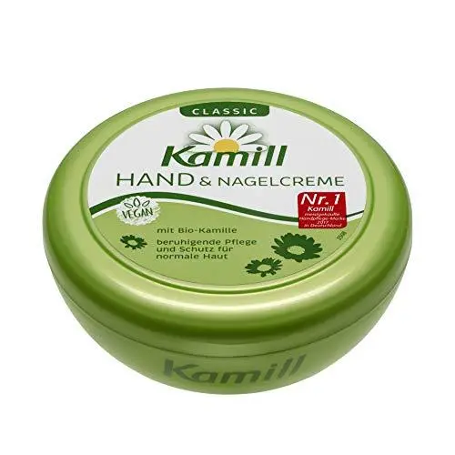 Kamill Classic Hand and Nail Cream for Normal to Dry Skin with German Chamomile Extract and Bisabolol, Calm and Gentle, Skin Compatibility Dermatologically Approved, Pack of 2 (8.45 Ounces Each) Kamill Classic Hand and Nail Cream for Normal to Dry Skin with German Chamomile Extract and Bisabolol, Calm and Gentle, Skin Compatibility Dermatologically Approved, Pack of 2 (8.45 Ounces Each)