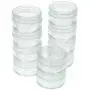 10 Clear Empty Containers Jars Cosmetic Pot Small Travel Sample Cream Makeup Jar 10 Clear Empty Containers Jars Cosmetic Pot Small Travel Sample Cream Makeup Jar