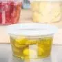 Plastic Deli Food Storage Containers with Airtight Lids (12 oz. - 48 Sets) Plastic Deli Food Storage Containers with Airtight Lids (12 oz. - 48 Sets)