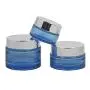2 Stück Runde Blaue Glas Leere Auffüllbare Kosmetik Flaschen Gesichtskrema Behälter Cae Box Jar Pot Vials Für Lotion Augen Make-up Nagel Puder Salbe Salbe Muster (30ML)