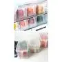 Plastic Kitchen Square Food Storage Containers Canister Grain Storage Tanks Food Storage Jar Airtight Food Storage Containers-touming Plastic Kitchen Square Food Storage Containers Canister Grain Storage Tanks Food Storage Jar Airtight Food Storage Containers-touming