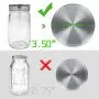 8pcs Pack 304 Stainless Steel Wide Mouth Mason Jar Lids Storage Caps, Rust-proof and Leak-proof, Compatible with Ball & Kerr Mason Jars 8pcs Pack 304 Stainless Steel Wide Mouth Mason Jar Lids Storage Caps, Rust-proof and Leak-proof, Compatible with Ball & Kerr Mason Jars