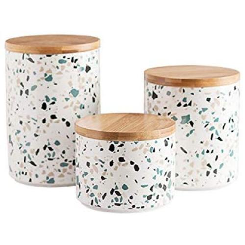 Mini Spice Jars Ceramic storage sealed cans kitchen food storage tanks large capacity