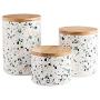 Mini Spice Jars Ceramic storage sealed cans kitchen food storage tanks large capacity
