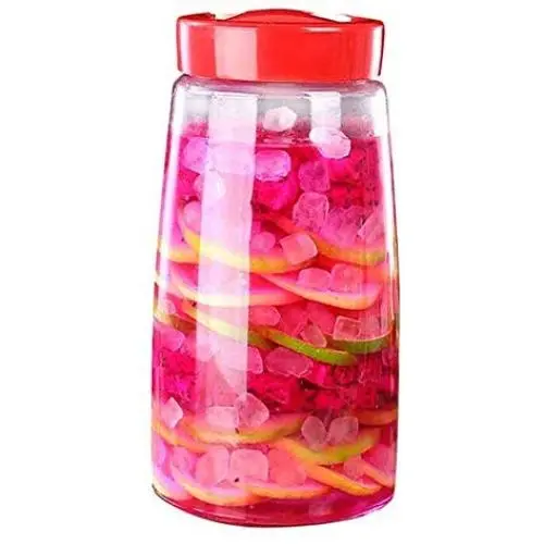 Transparente Glasbehälter mit Deckelset zur modernen Gärung – Honig, Marmelade, Obst, Essiggurken, Beilagen, Teebehälter (74OZ (2200ml))