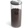 Coffee Gator Glass Storage Container ? Display Jar for Beans and Grounds with Pop and Lock Lid - 45 Ounce, 35 Nespresso Pods (Glass)