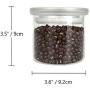 Tuokor Stackable Food Storage Glass Jars with Clear Lid Sealing 14|21|41 FL OZ Set of 3, BPA Free High Borosilicate Glass Container