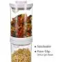 WEEMAA 4-pieces Set Glass Jars with Airtight Lids, Suitable for Flour and Sugar Containers, Different Size for Storage Candy Cookie Jar .Includes 18oz 32oz 43oz 58oz WEEMAA 4-pieces Set Glass Jars with Airtight Lids, Suitable for Flour and Sugar Containers, Different Size for Storage Candy Cookie Jar .Includes 18oz 32oz 43oz 58oz