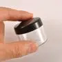 Aenoyo 50PCS Plastic Cosmetic Sample Empty Container, Tiny Makeup Sample Container, Cosmetic Jars, Makeup Plastic Jars for Travel, Sample, Small Crafts Storage (20g, Black)