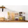 Transparente Kunststoff-Dosen Lebensmittelaufbewahrungsbox Kühlschrank Kühl Milchpulver Nüsse Snacks Kaffeebeutel Versiegelte Lagerbehälter Lebensmittelspender