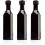 Bouteilles en verre carrées UV de 250 ml (8,5 fl oz) avec goulotte en plastique – Pack de 3 Bouteilles en verre carrées UV de 250 ml (8,5 fl oz) avec goulotte en plastique – Pack de 3
