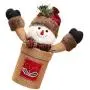 TOYANDONA Weihnachtskaramellbehälter Stoff Geschenkbox Party-Zubehör für Kinder (Zufälliges Muster)