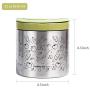 Vacuum Insulated Food Jar 22 Ounce Lunch Thermos with Handles, Portable Stainless Steel Lunch Containers, Stay Hot for 5h Cold for 10h, Green