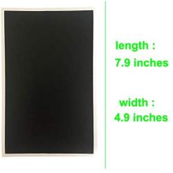 DIY Extra Large 20 Chalkboard Labels For Big Bins Boxes Jars Containers 4.9&quotx7.9" Erasable & Reusable Rectangle Stickers Chalk Lettering Art Gift