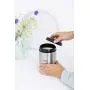 Brabantia Tee, Kaffee und Zucker Behälter, Fingerprint-Proof, 1,4 L - Matt Stahl, 3er Set