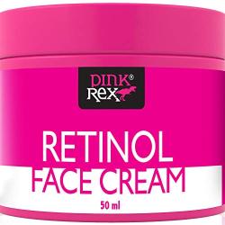 Retinol Face Cream with Hyaluronic Acid, Vitamin E, and Green Tea. A Facial Moisturizer Beauty Products Night Anti Aging Firming Lift Lotion on Creams